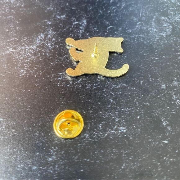 Celestial Zodiac Black Cat Constellation Stars Enamel Pin/ Brooch - Picture 5 of 5